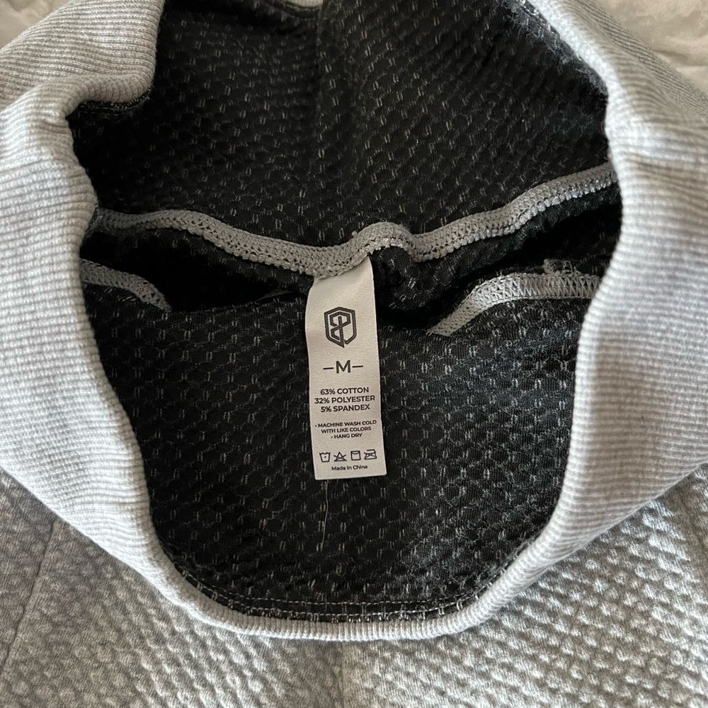 Gray Textured Joggers - Picture 6 of 6